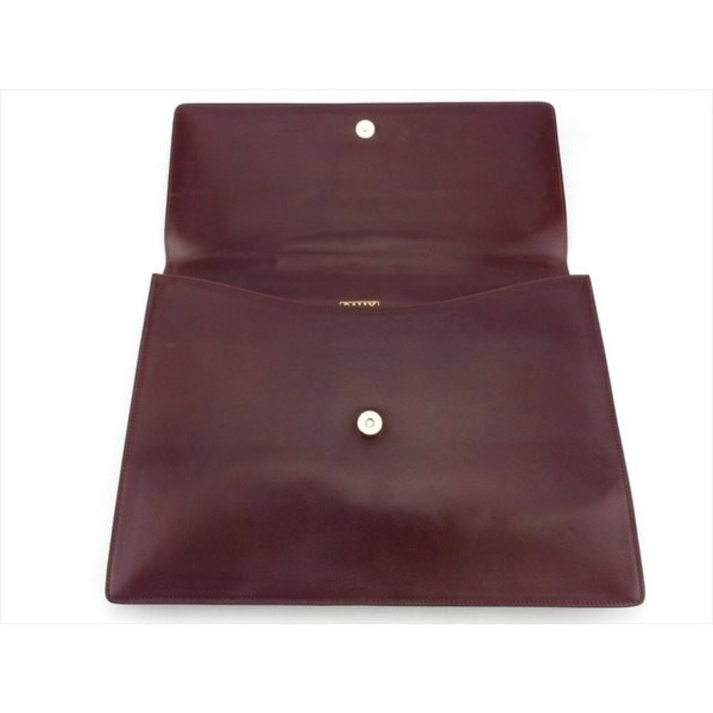 BALLY Business bag Bordeaux gold Women Authentic secondhand - Picture 6 of 7